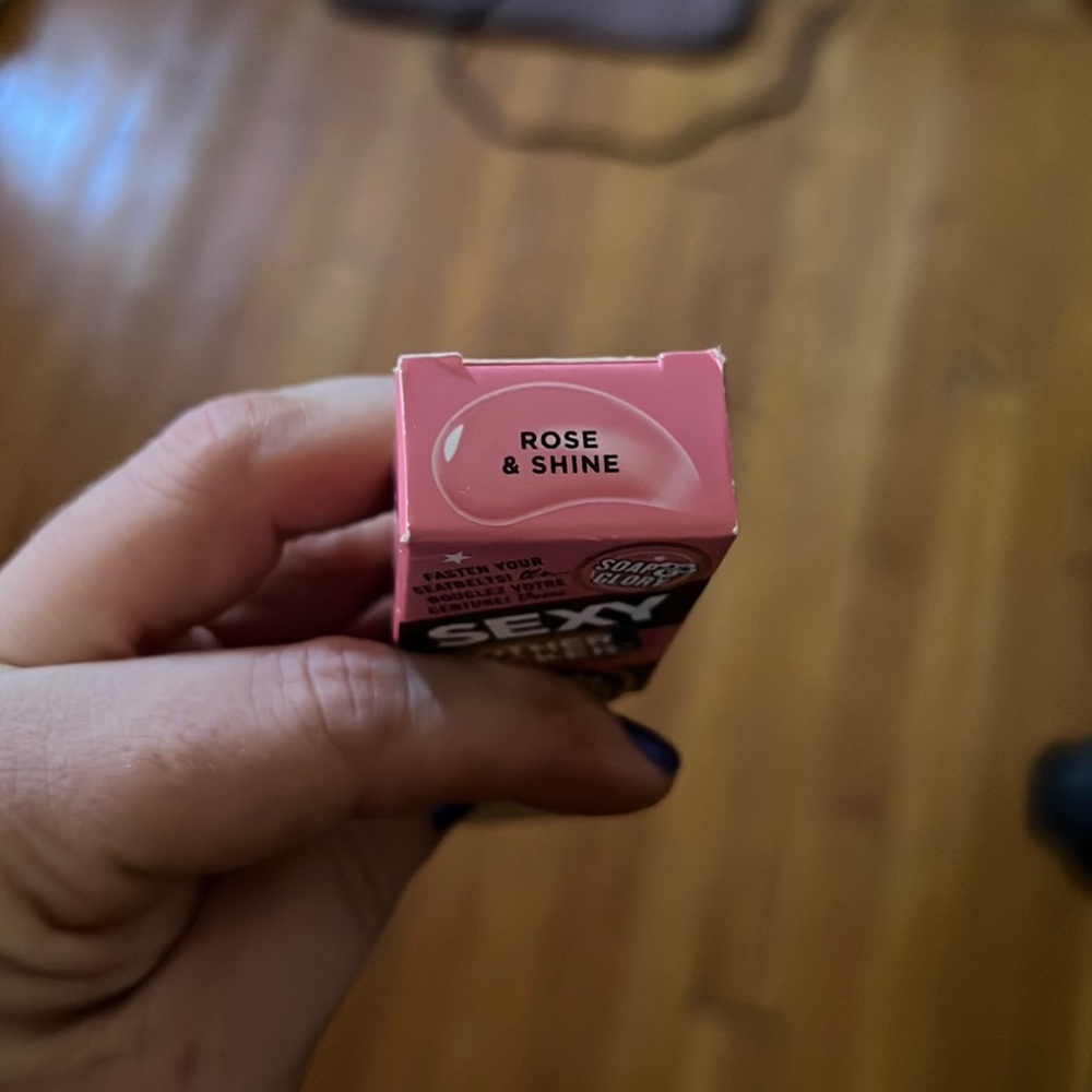 Sexy mother pucker regular size plumping 15.00 called Rose and Shine